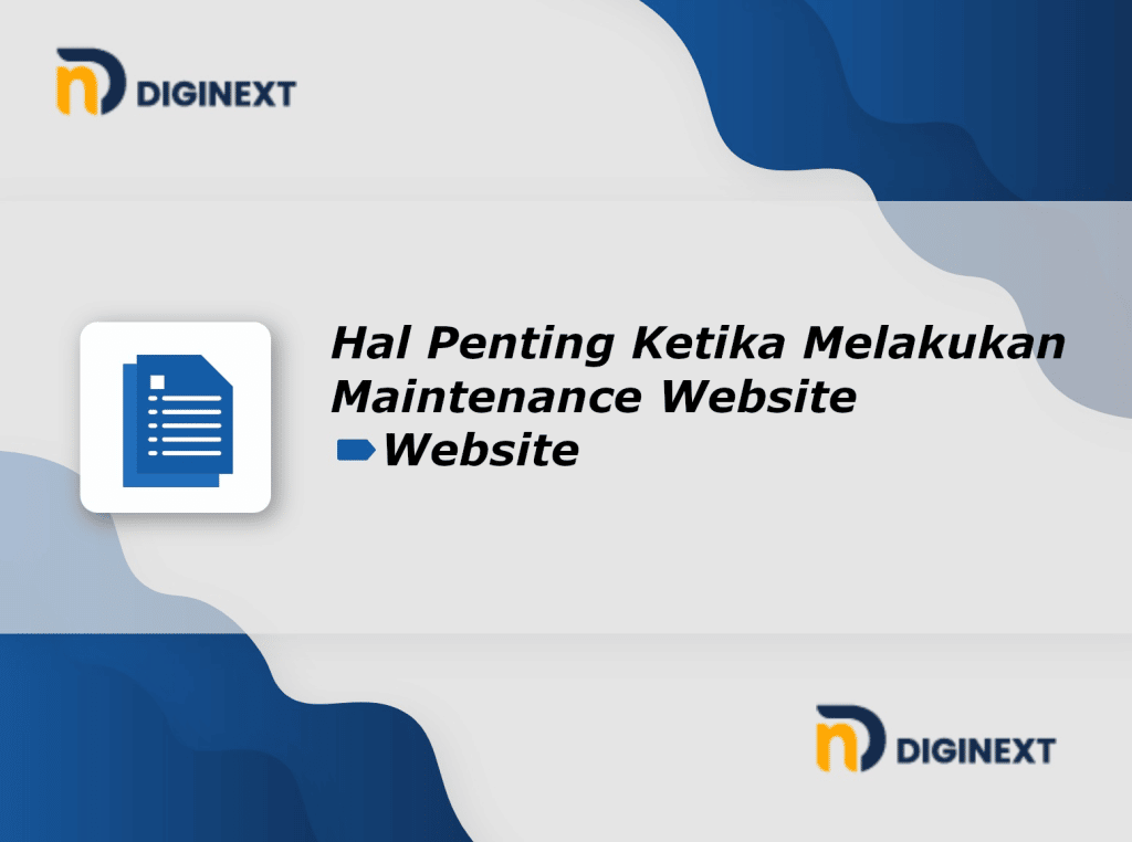 Hal Penting dalam Maintenance Website